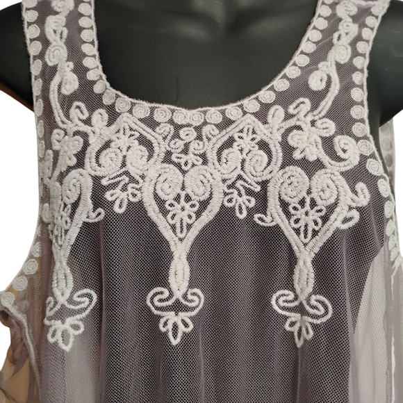 ECLIPSE | ✨HOST PICK✨ Whimsical Fairy Goth Balletcore Sheer Lace Top | Size Med - Picture 6 of 6